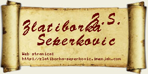Zlatiborka Šeperković vizit kartica